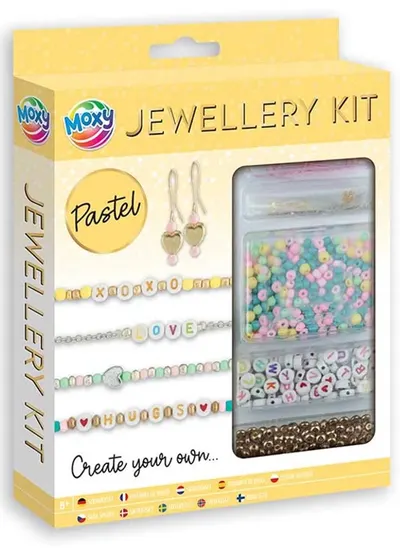 Kit creativ pentru bijuterii Moxy - Galben