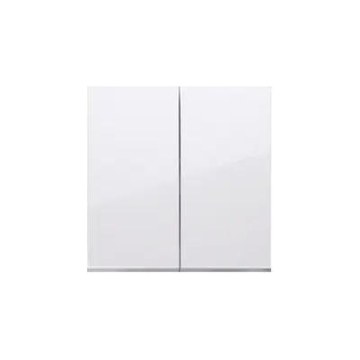 Component dublu pentru mecanisme: SW6/2M, alb