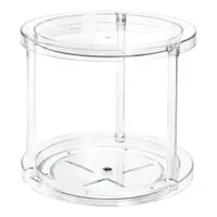 Suport rotativ pentru recipiente cosmetice iDesign The Home Edit, ⌀ 24,1 cm