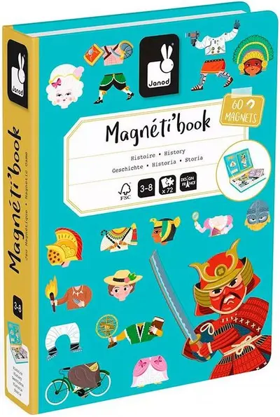 Carte magnetică pentru copii Janod - Istorie