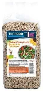 Semințe de floarea-soarelui bio, decojite, 1 kg, Damhert