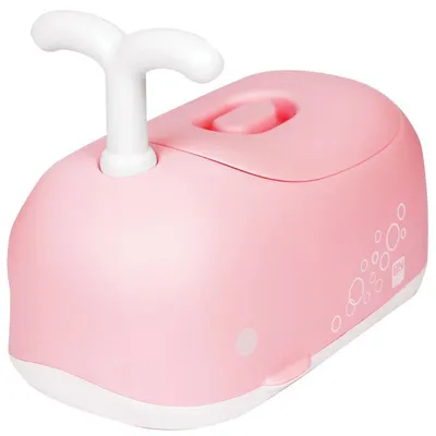 Oliță pentru bebeluşi Kikkaboo - Whale, roz