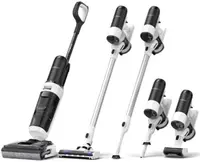 Aspirator Tineco - Floor One S6 Stretch Plus, 5 in 1, alb