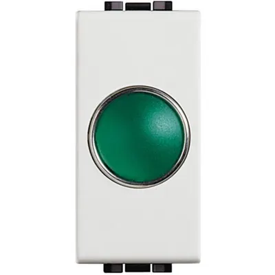 Martor luminos LiVing Light - difuzor Verde - alb - 1 modul