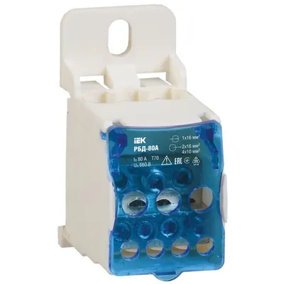 Distribuitor pentru DIN-rail RBD-80A