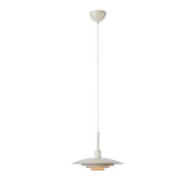 Lustră bej cu abajur din metal ø 35 cm Piny – Markslöjd
