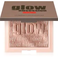 PUPA Milano Glow Obsession Pudra compacta ce ofera luminozitate culoare 002 - Rose Gold 6 g