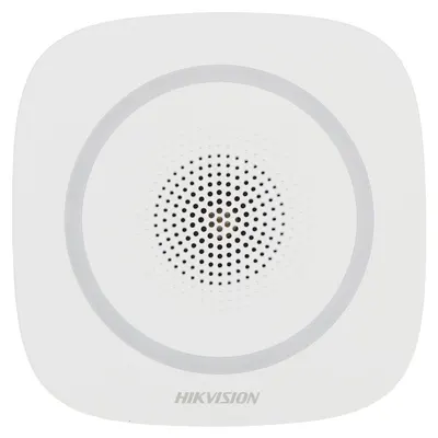 Sirena stroboscopica wireless de interior Hikvision AX PRO DS-PS1-I-WE-B, 110 dB, 868 MHz, RF 1600 m, LED Albastru