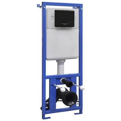 vidaXL Rezervor Încastrat pentru WC Suspendat 11 L 41x14x(110-125) cm