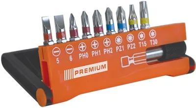 Set de biți Premium - 34049, 10 piese