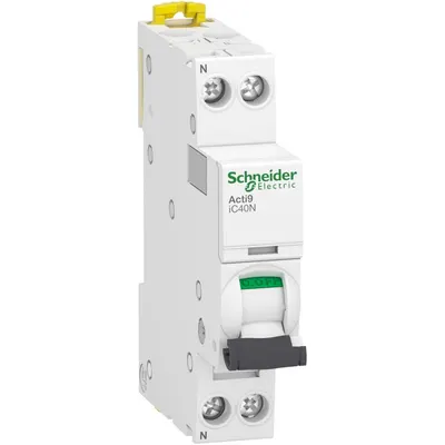 Siguranta automata Acti9 iC40N 1P+N 4A curba C Schneider A9P54604