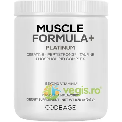 Formula Avansata pentru Forta, Masa Musculara si Recuperare fara Aroma 249g