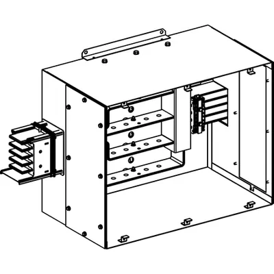 Sistem de bare capsulate Canalis - - Unit. Alimentare Pt. Ksa - 1000 A - Montaj In Centru