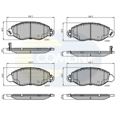 Set placute frana, frana disc COMLINE CBP31107