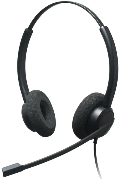 Căști cu microfon Addasound - Crystal 2732 Duo, negre