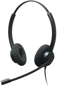 Căști cu microfon Addasound - Crystal 2732 Duo, negre