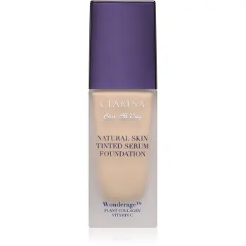 Claresa Care All Day Natural Skin Tinted Serum Foundation Fluid nuantator cu textura usoara pentru un look natural