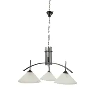 Lustra Emerald Negru+Alb 3xE27 40W
