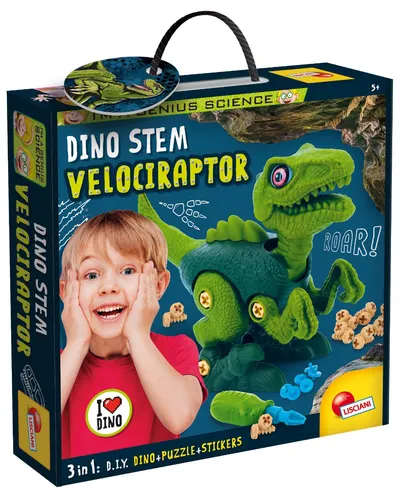 Set de stiinta Lisciani, Dino Velociraptor