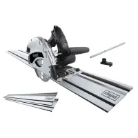 Fierastrau circular de mana cu sina de ghidaj TAS55-BE Scheppach 58018089944, 1200 W, O160 mm