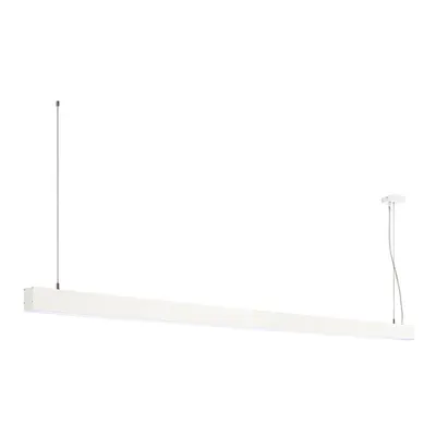 Lampa suspendata, lustra GLENOS pandantiv, pandantiv profesionale alb, LED-uri, 4000K, alb, 2 m, 85W