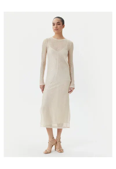 Rochie de Cocktail dama bej -