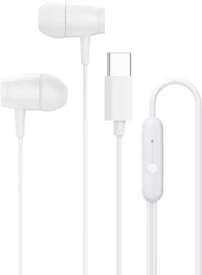 Căști cu microfon Canyon - SEP-5, USB-C, alb