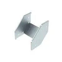 Cot exterior vertical universal 2 x 45° cu sine laterale neperforate, dar cu orificii de conectare, fara placa de imbinare RFDU 110.400-1.5 S OV