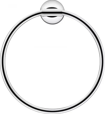 Inel prosop Duravit Starck T 0099471000, montare pe perete, 210 mm, Crom lucios