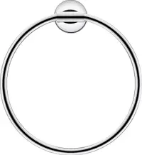 Inel prosop Duravit Starck T 0099471000, montare pe perete, 210 mm, Crom lucios