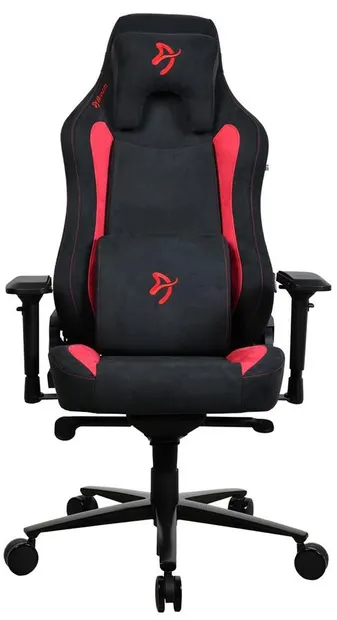 Scaun gaming Arozzi - Vernazza Supersoft, negru/roşu