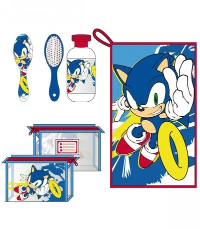 Geanta mare cu accesorii de igiena pentru copii Sonic