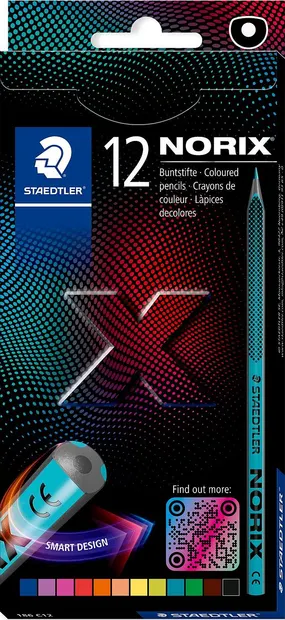 Creioane colorate Staedtler Norix 186 - 12 culori