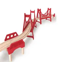 Set de joc HaPe International - Set de cale ferata cu poduri