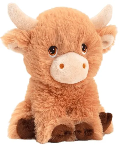 Keel Toys Keeleco Jucărie de pluș Keeleco - Vacă blondă, maro, 18 cm