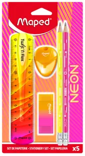 Set de desen Maped Neon - 5 piese
