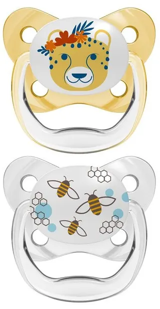 Set suzete Dr. Brown's - PreVent, etapă 2, 6 luni+, 2 buc