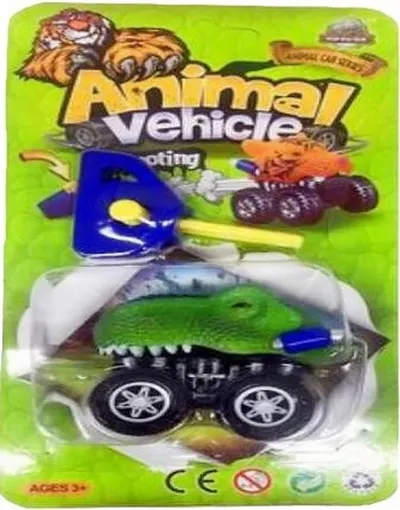 Mașină pentru copii cu lansator Raya Toys - Dinosaur