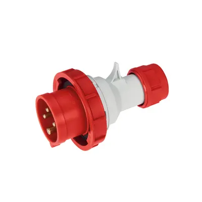Ec690 Straight Plug 32a Ip67 3p+e 380-415v