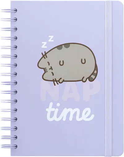 Caiet Erik Animation: Pusheen - Nap Time, cu o spirală , format A5
