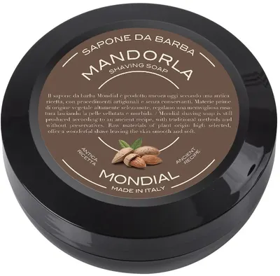 Mondial 1908 Săpun de bărbierit cu miros de migdale, 60 g