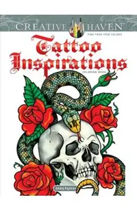 Creative Haven Tattoo Inspirations Coloring Book