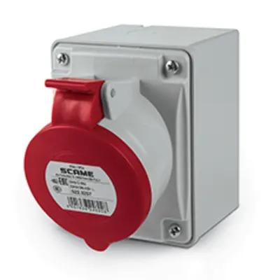 Priza aparentan32A 3P+N+E 6h 346-415V 50Hz 60Hz terminal cu surub