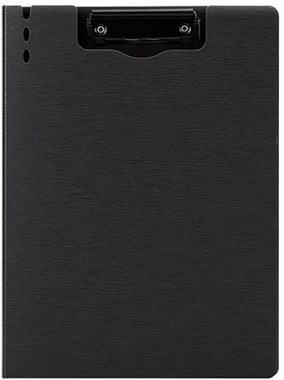 Clipboard cu coperta Deli - 64513, A4, gri inchis metalizat