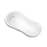Cadita de baie cu scurgere Lorelli Classic Little Stars 84 cm White