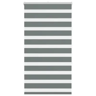 Gossi jaluzea tip zebra gri inchis latime tesatura 65,9 cm poliester