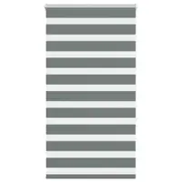 Gossi jaluzea tip zebra gri inchis latime tesatura 65,9 cm poliester