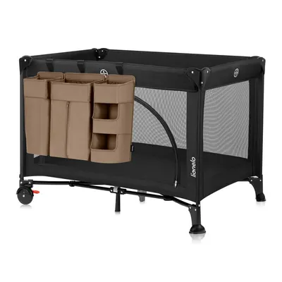 Organizator multifunctional Lionelo Sidepocket L Bej, 3 parti independente cu multiple buzunare, universal, 58x11x58 cm