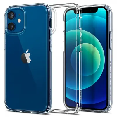 Husa pentru Apple iPhone 12 / 12 Pro, Spigen, Ultra Hybrid, Transparenta ACS01702