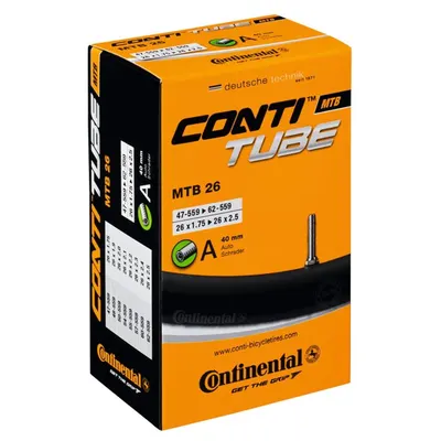 Continental Fahrradschlauch Contitube MTB 26 Zoll AV 40 mm 47/62-559